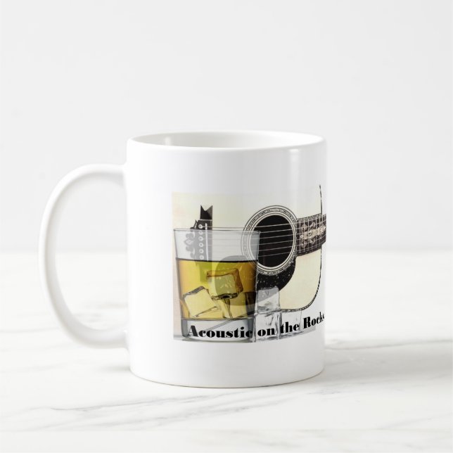 "Acoustique tasse de café sur roches" de base (Gauche)
