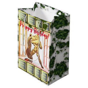 Acquarius - Happy Birthday Medium Gift Bag