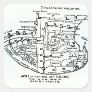 Acre as it was when lost square sticker