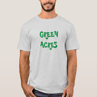 Acres vertes de T-shirts