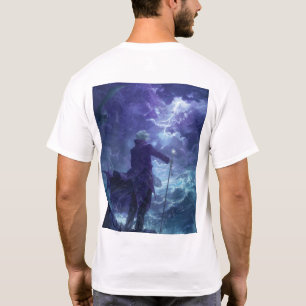 Acrestia - Tall Handsome Young Man White T-Shirt