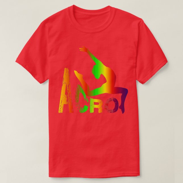 acro gymnastics 1 T-Shirt (Design Front)