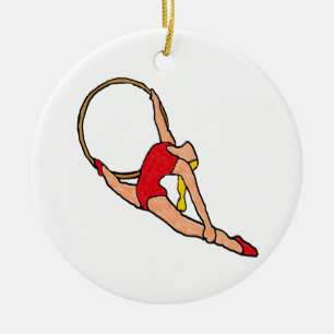 Acrobat Ceramic Ornament