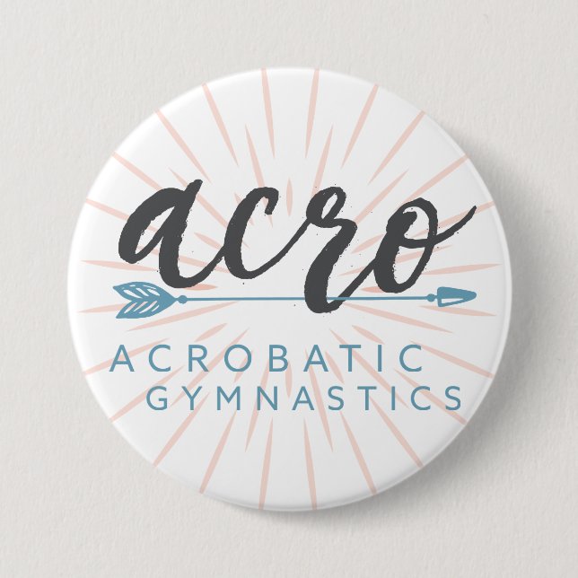 Acrobatic Gymnastics Button (Front)