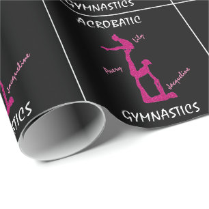 Acrobatic Gymnastics Gift Wrapping Paper