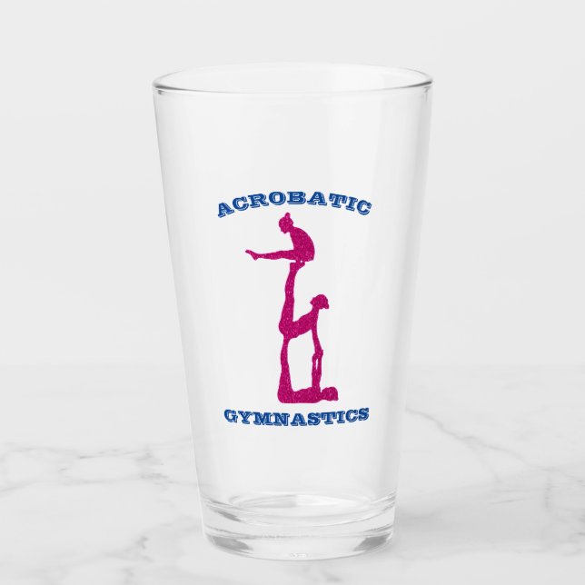 Acrobatic Gymnastics Glass (Front)