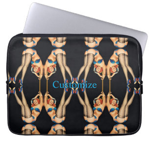 Acrobatic Vintage Pinups Thunder_Cove  Laptop Sleeve