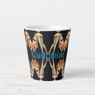 Acrobatic Vintage Pinups Thunder_Cove Latte Mug
