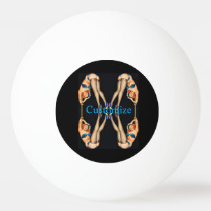 Acrobatic Vintage Pinups Thunder_Cove Ping Pong Ball