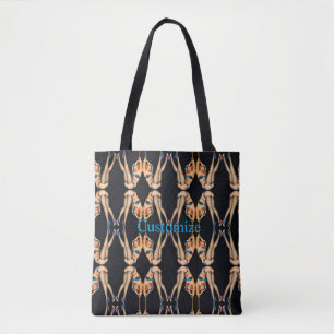 Acrobatic Vintage Pinups Thunder_Cove Tote Bag