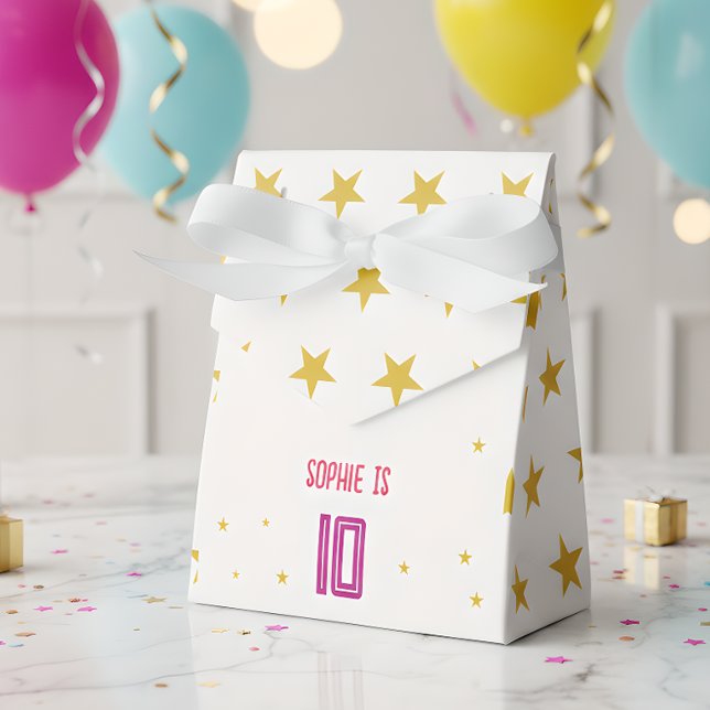 Acrobatics and gymnastics sport girl birthday favor box (Creator Uploaded)