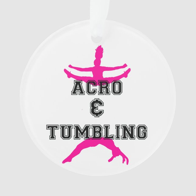 Acrobatics and Tumbling Ornament (Front)