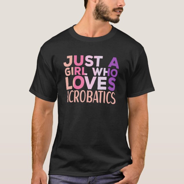 Acrobatics Apparel Acrobat for Gymnastics   Aerial T-Shirt (Front)