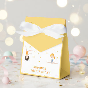 Acrobatics fun birthday kids favor box