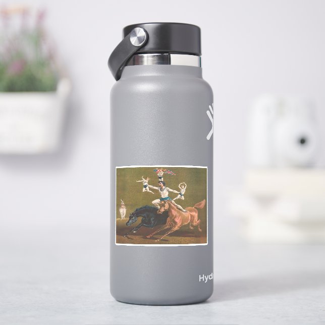 Acrobats On Horseback. (HydroFlask)