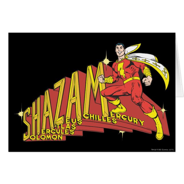 Acronyme de Shazam (Devant horizontal)