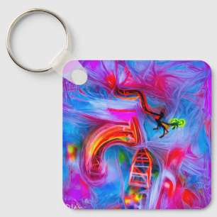 Acrophobia keychain