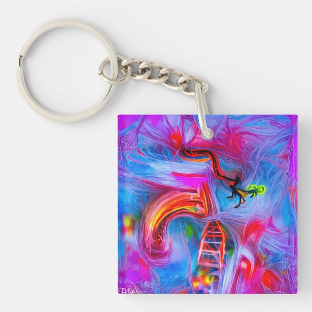 Acrophobia  keychain (Front)