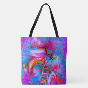 Acrophobia tote bag