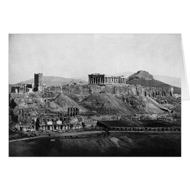 Acropole ~ Acropole d'Athènes Grèce 1865 (Devant horizontal)