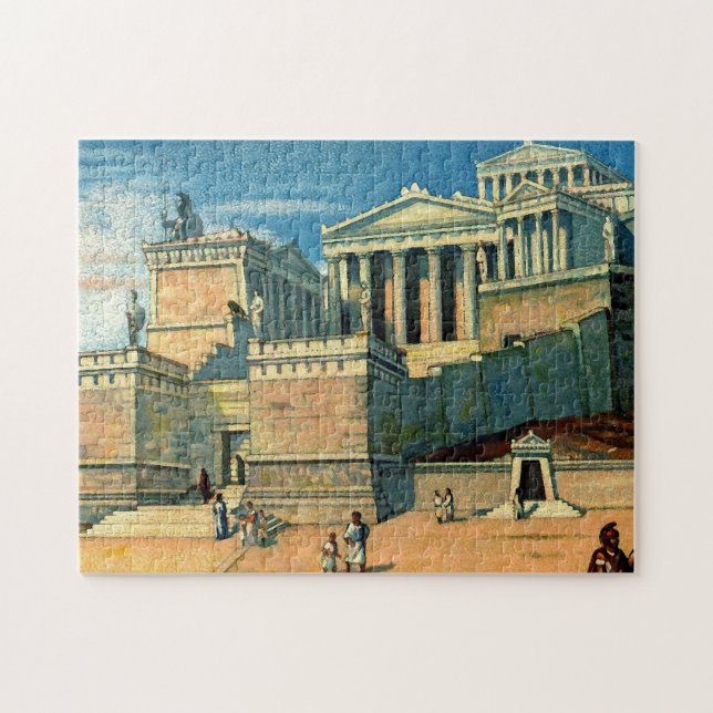 Acropole Athènes Grèce. Puzzle (Horizontal)