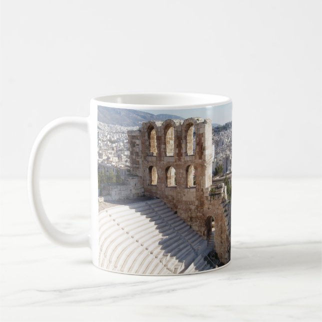 Acropole d'Athènes Café Mug (Gauche)