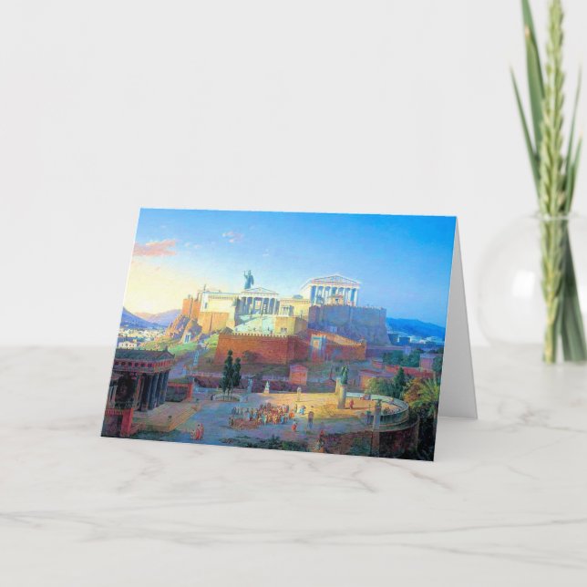 Acropole en Grèce Carte postale (Devant)