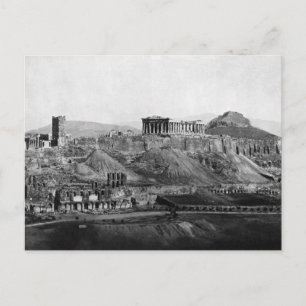 Acropolis ~ Acropolis of Athens Greece 1865 Postcard