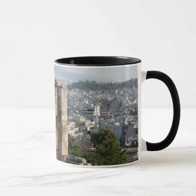 Acropolis Ancient ruins overlooking Athens Mug (Right)