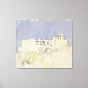 Acropolis Athens 1994 Canvas Print