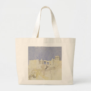 Acropolis Athens 1994 Large Tote Bag