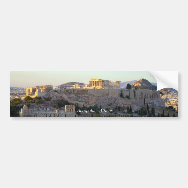 Acropolis – Athens Bumper Sticker (Front)