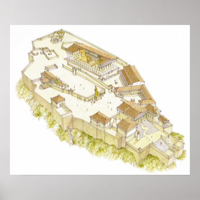 Acropolis Athens Poster (Front)
