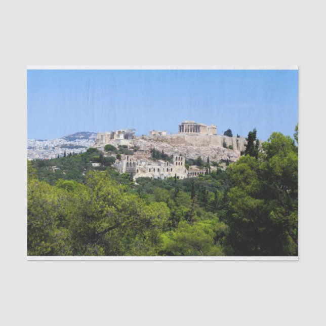 Acropolis – Athens Tissue Paper (Front)