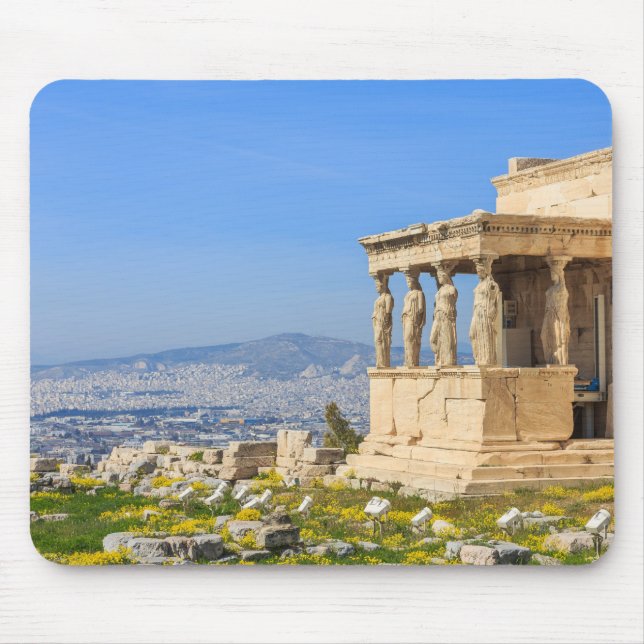 Acropolis Hill Athens Greece Mouse Pad – Greek  (Front)