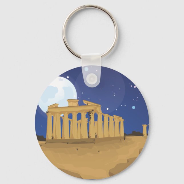 Acropolis of Athens Keychain (Front)