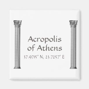 Acropolis of Athens Latitude  Longitude  Magnet
