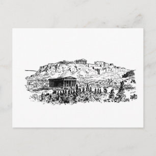 Acropolis of Athens Postcard