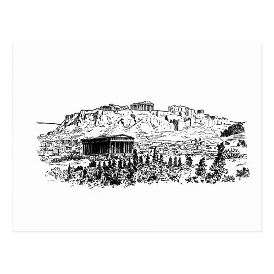 Acropolis of Athens Postcard