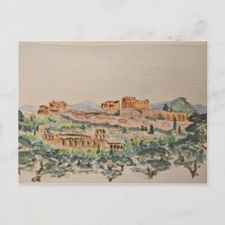 Acropolis of Athens Postcard