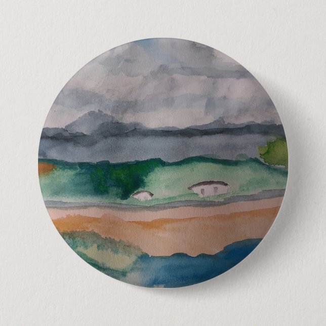 Across the Bay  3 Inch Round Button (Front)