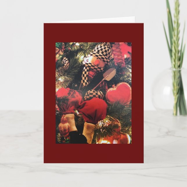 **ACROSS THE MILES** AT CHRISTMAS HOLIDAY CARD (Front)