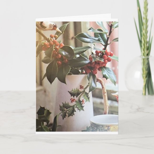 **ACROSS THE MILES** AT CHRISTMAS HOLIDAY CARD (Front)