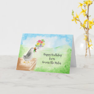 Across the Miles Birthday Card                    