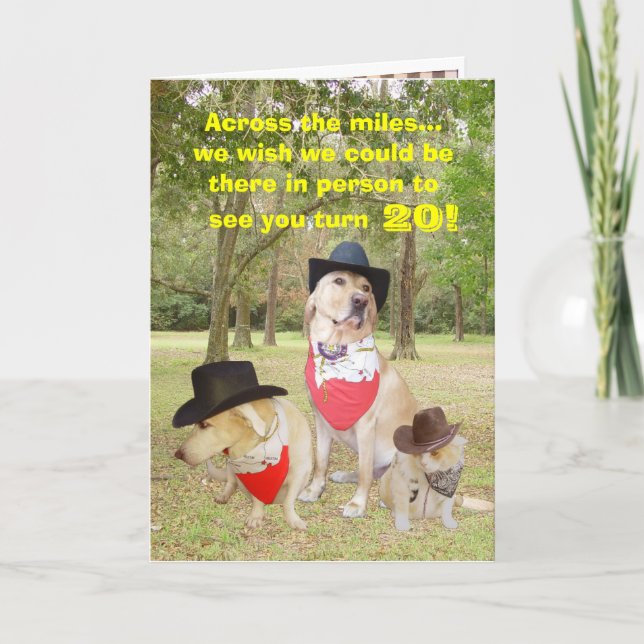 Across the miles on your birthday... card (Front)