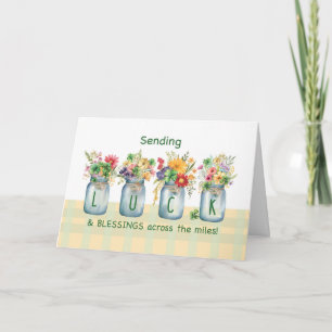 Across the Miles St. Patricks Day Luck Blessings Card