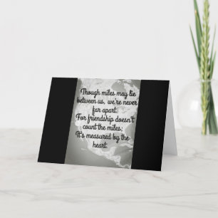 **ACROSS THE MILES** & THINKING OF YOU CHRISTMAS H HOLIDAY CARD