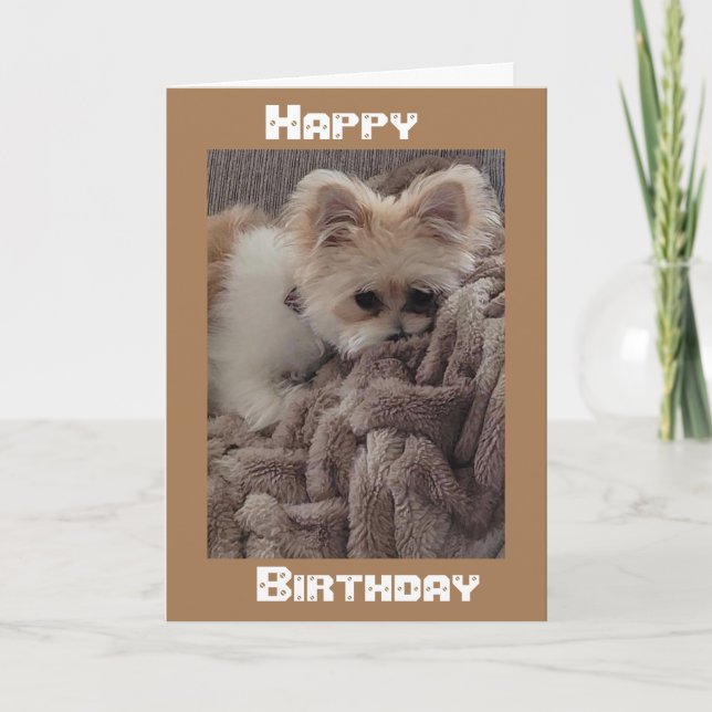 *ACROSS THE MILES* WISH IT WAS IN PERSON BIRTHDAY  CARD (Front)