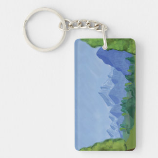 Across The Mountains Keychain