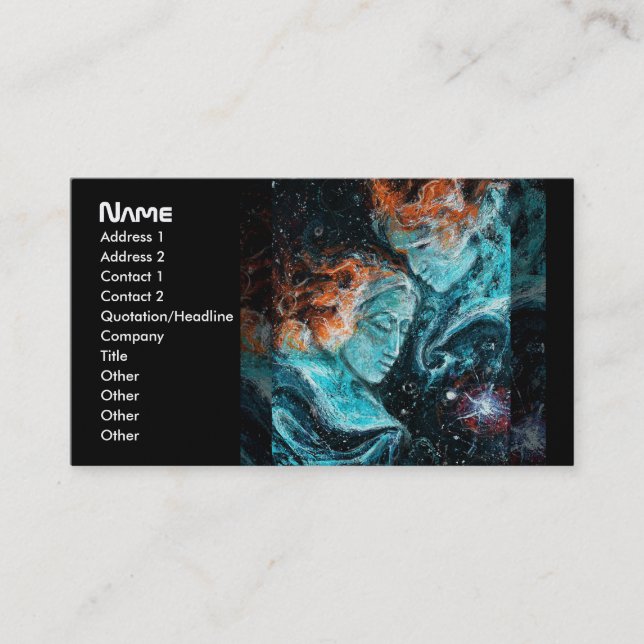 Across the Space Business Card (Front)